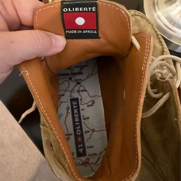 Oliberté Men's Brown Leather Chukka Boots Size 9.5 Casual Lace Up - Picture 5 of 5